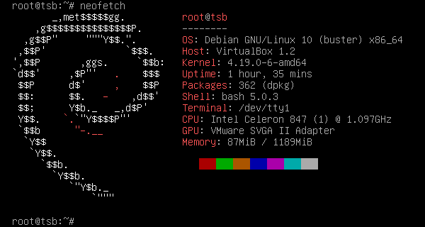 Debian Neofetch
